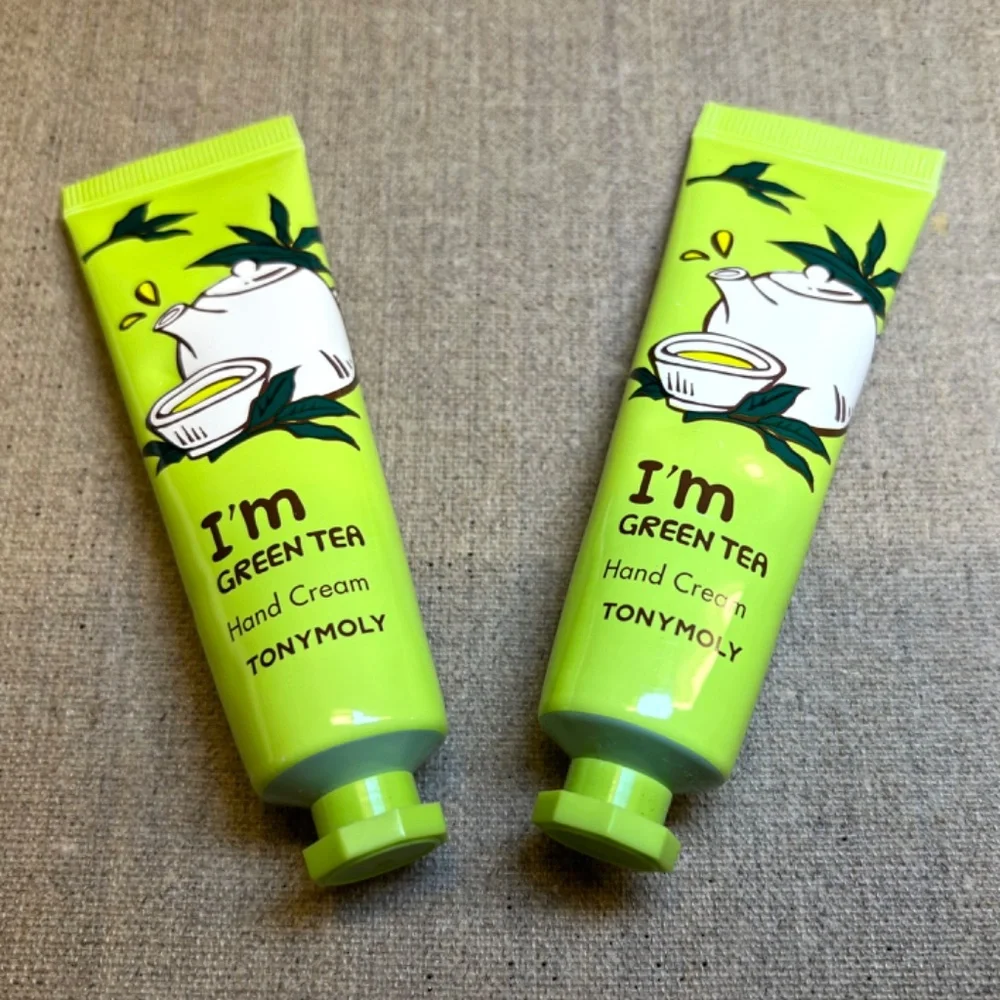 ❤️3 for $25❤️ TONYMOLY I'm Green Tea Hand Cream duo